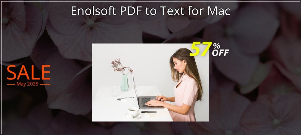 Enolsoft PDF to Text for Mac coupon on National Smile Day discount