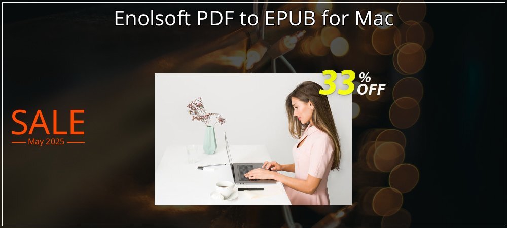 Enolsoft PDF to EPUB for Mac coupon on World Backup Day offer