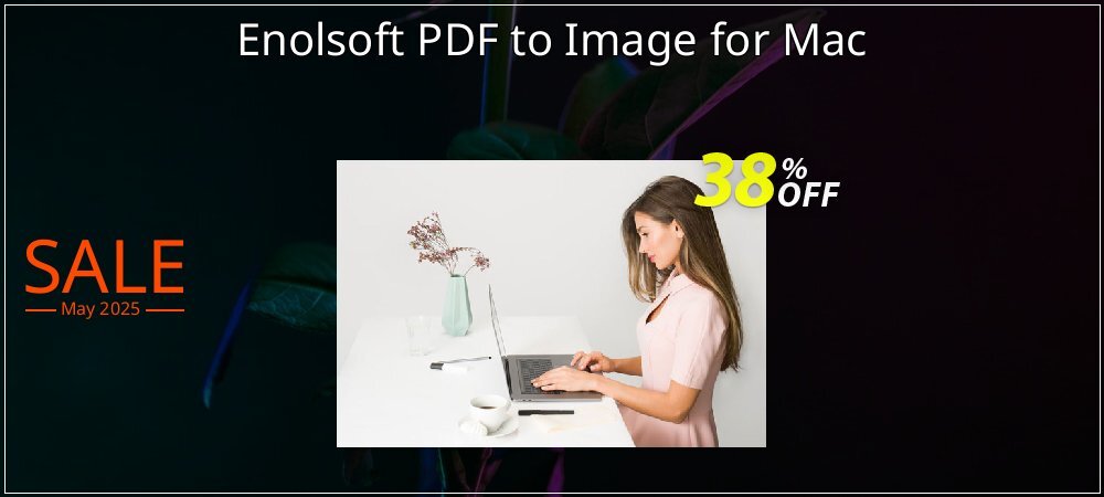 Enolsoft PDF to Image for Mac coupon on World Party Day offering discount