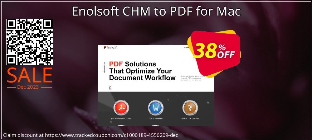 Enolsoft CHM to PDF for Mac coupon on April Fools' Day super sale