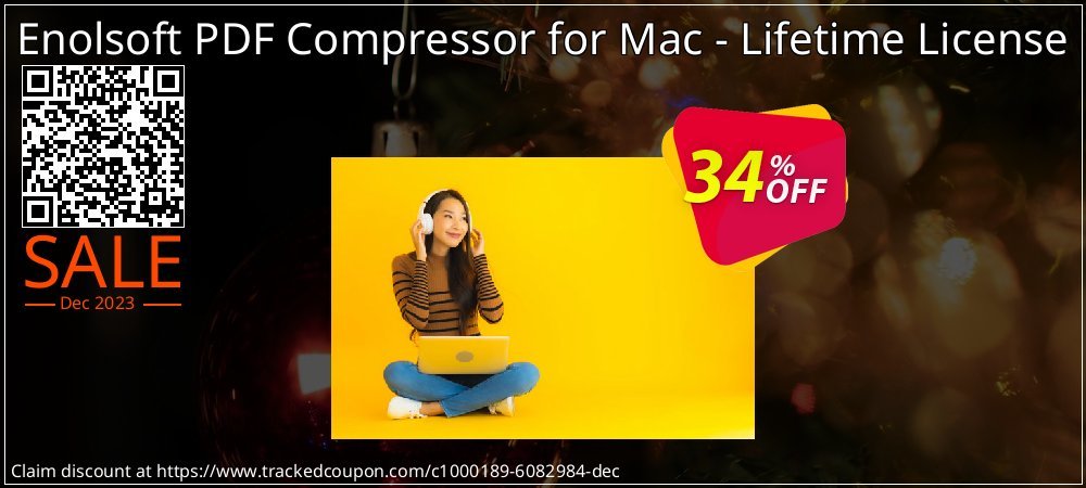 Enolsoft PDF Compressor for Mac - Lifetime License coupon on World Password Day offering sales
