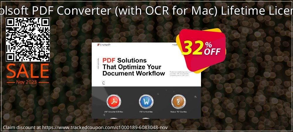 Enolsoft PDF Converter - with OCR for Mac Lifetime License coupon on Easter Day offering sales