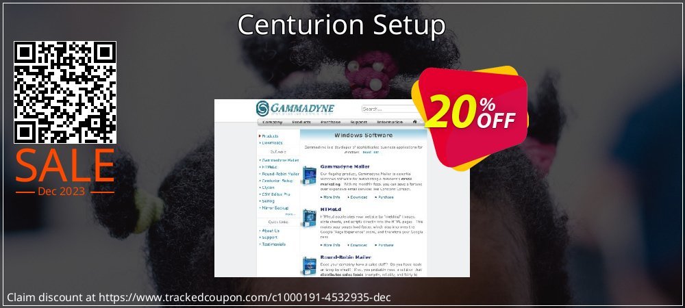Centurion Setup coupon on National Walking Day sales