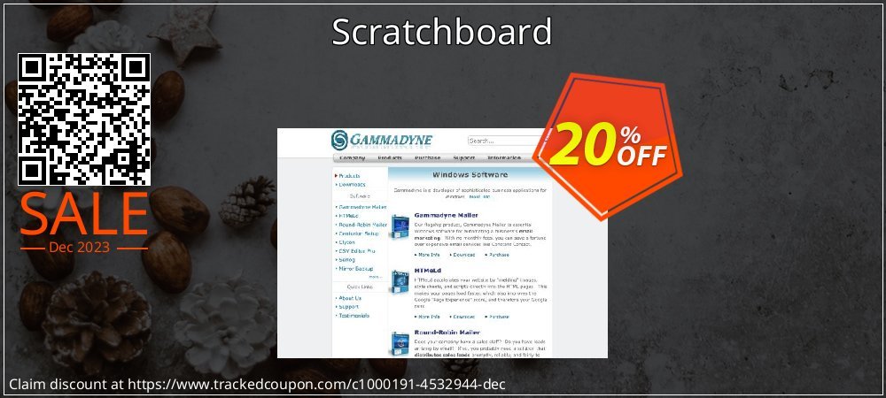 Scratchboard coupon on Tell a Lie Day sales