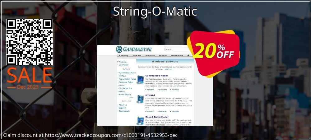 String-O-Matic coupon on Virtual Vacation Day promotions