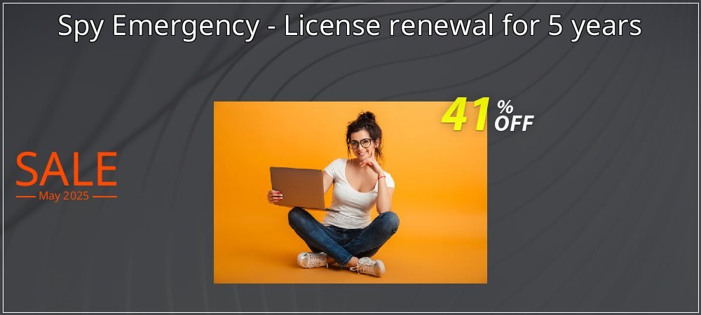 Spy Emergency - License renewal for 5 years coupon on April Fools' Day super sale