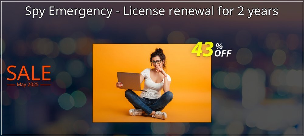 Spy Emergency - License renewal for 2 years coupon on National Pizza Party Day promotions