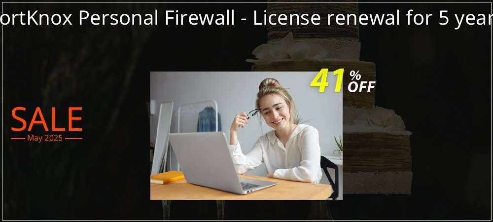 FortKnox Personal Firewall - License renewal for 5 years coupon on National Loyalty Day promotions