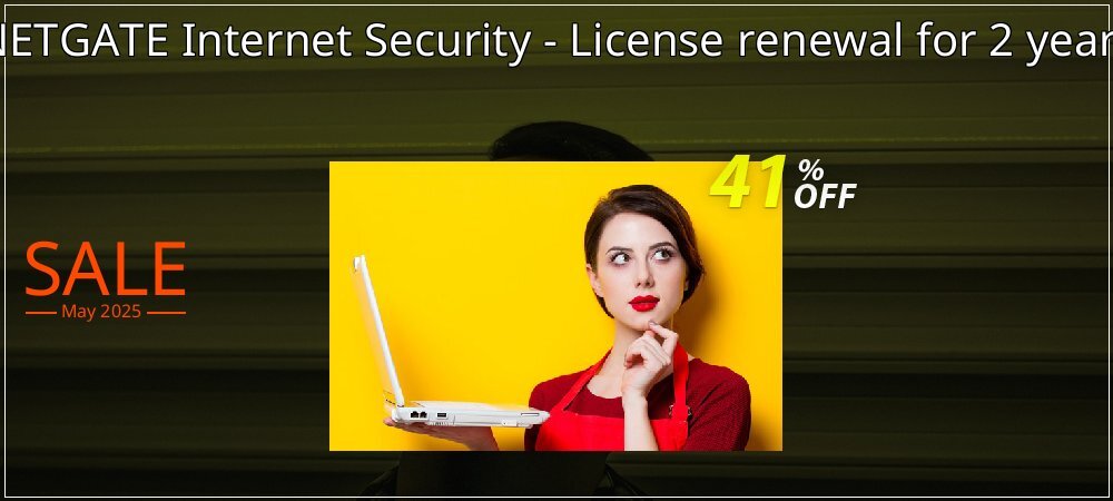 NETGATE Internet Security - License renewal for 2 years coupon on National Smile Day offering discount