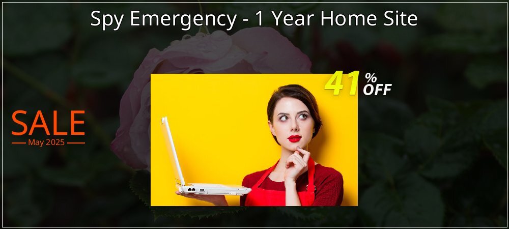 Spy Emergency - 1 Year Home Site coupon on National Smile Day deals