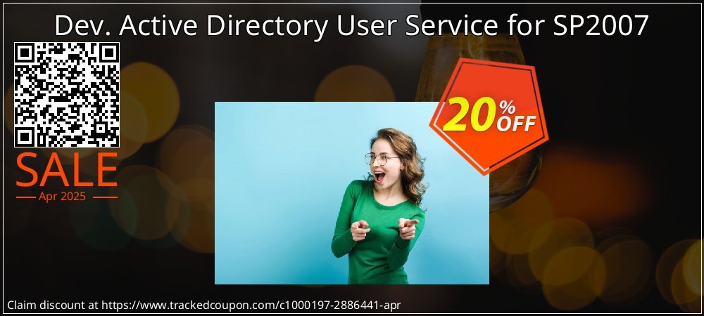 Dev. Active Directory User Service for SP2007 coupon on World Party Day promotions