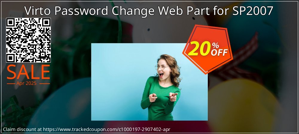 Virto Password Change Web Part for SP2007 coupon on April Fools' Day promotions