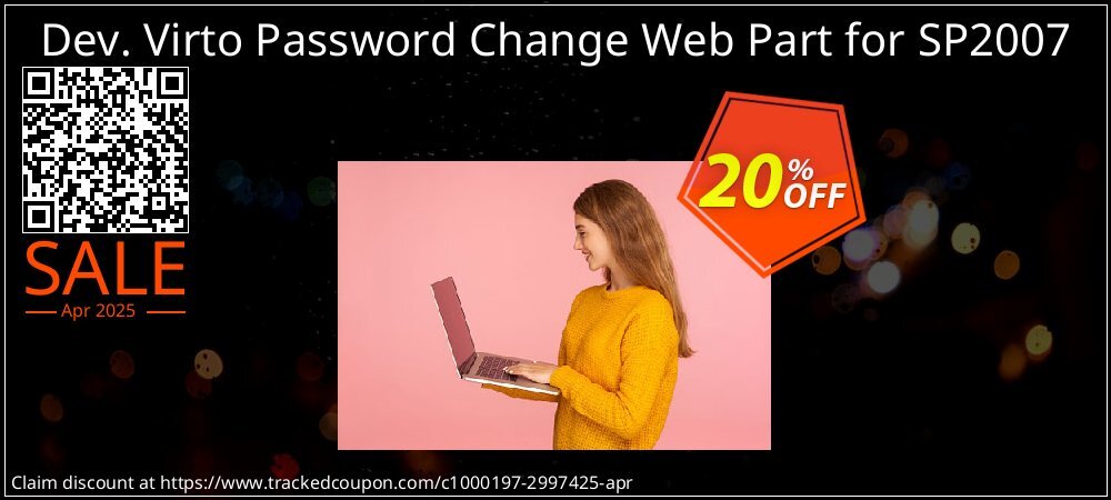 Dev. Virto Password Change Web Part for SP2007 coupon on Mother Day offering sales