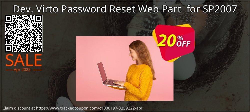 Dev. Virto Password Reset Web Part  for SP2007 coupon on April Fools' Day deals