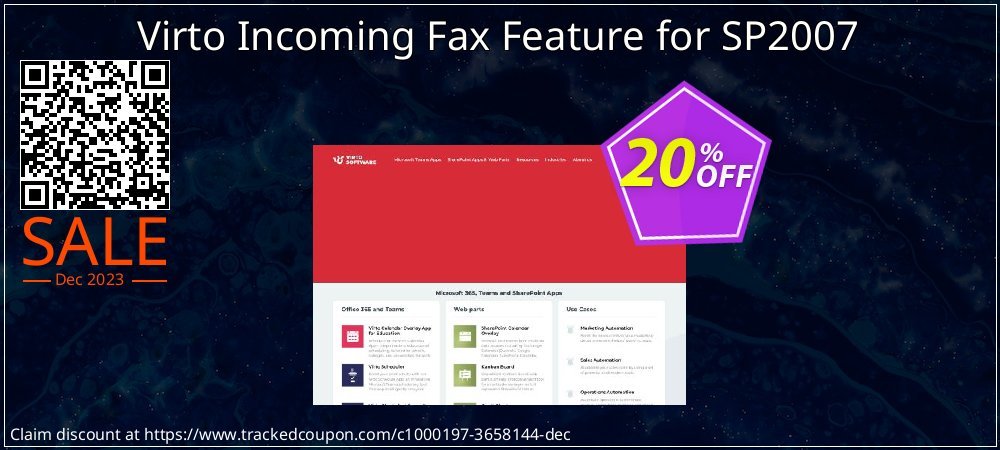 Virto Incoming Fax Feature for SP2007 coupon on World Password Day discounts