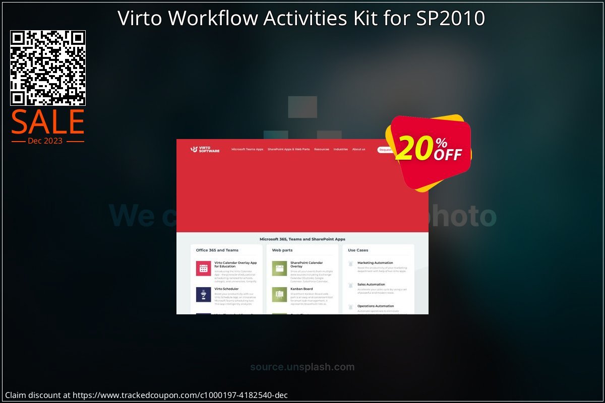 Virto Workflow Activities Kit for SP2010 coupon on National Walking Day promotions