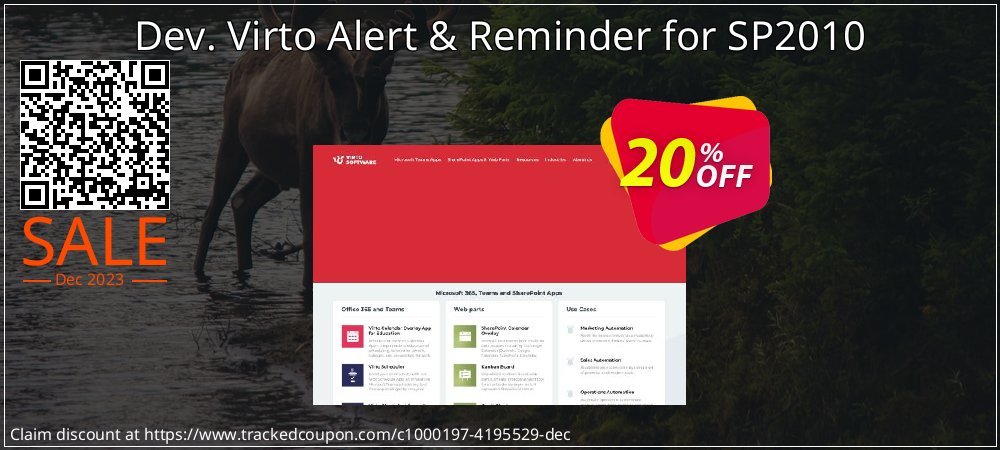 Dev. Virto Alert & Reminder for SP2010 coupon on Tell a Lie Day deals