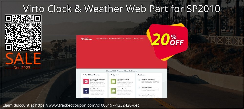 Virto Clock & Weather Web Part for SP2010 coupon on Mother Day offer