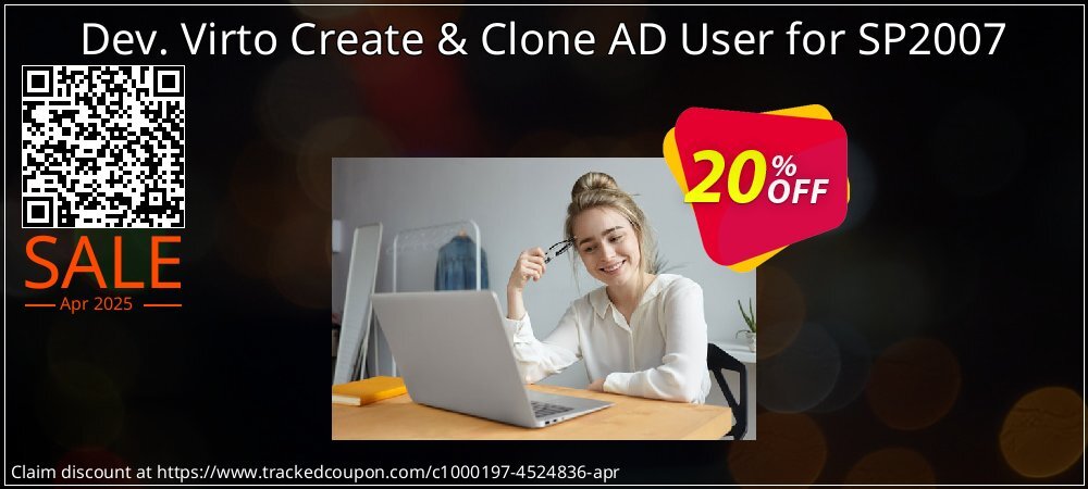 Dev. Virto Create & Clone AD User for SP2007 coupon on National Loyalty Day promotions