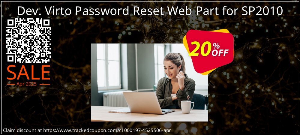 Dev. Virto Password Reset Web Part for SP2010 coupon on Palm Sunday deals