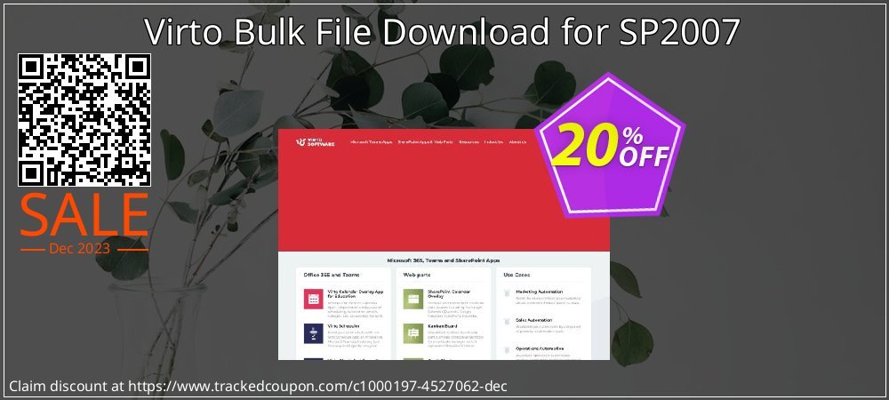 Virto Bulk File Download for SP2007 coupon on April Fools' Day deals