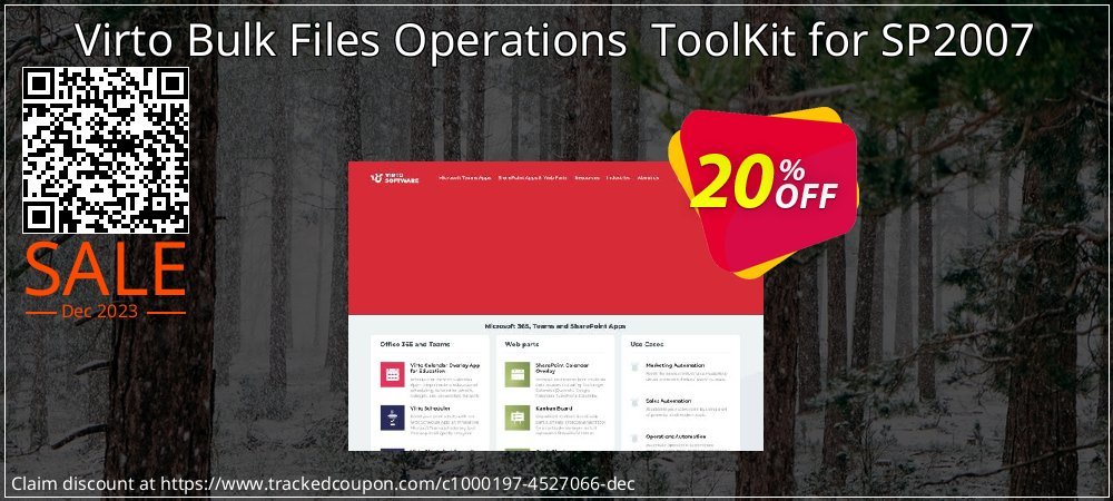 Virto Bulk Files Operations  ToolKit for SP2007 coupon on National Loyalty Day super sale