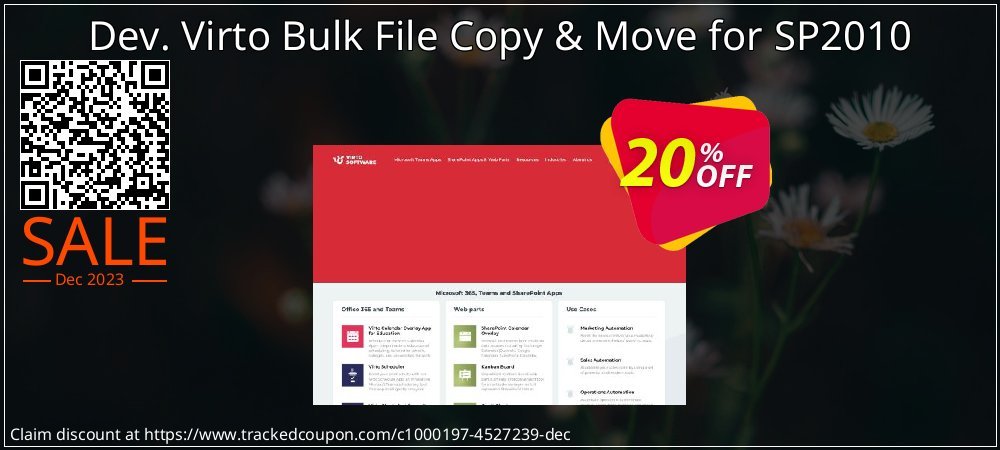 Dev. Virto Bulk File Copy & Move for SP2010 coupon on April Fools' Day super sale