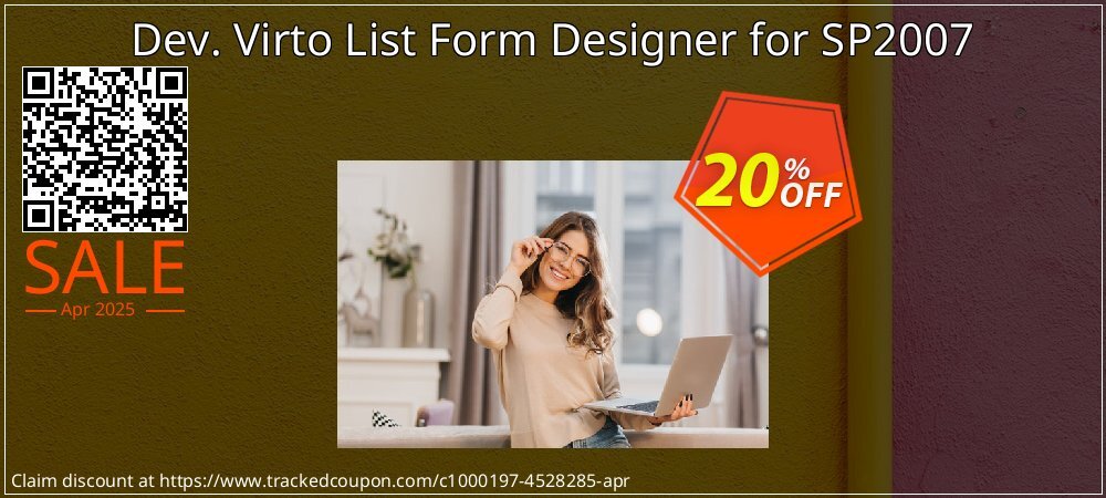 Dev. Virto List Form Designer for SP2007 coupon on National Walking Day sales