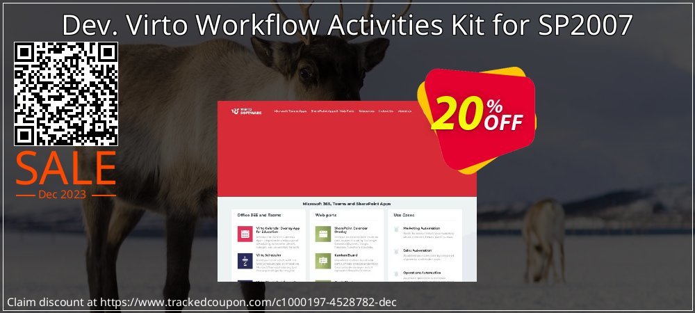 Dev. Virto Workflow Activities Kit for SP2007 coupon on April Fools Day deals