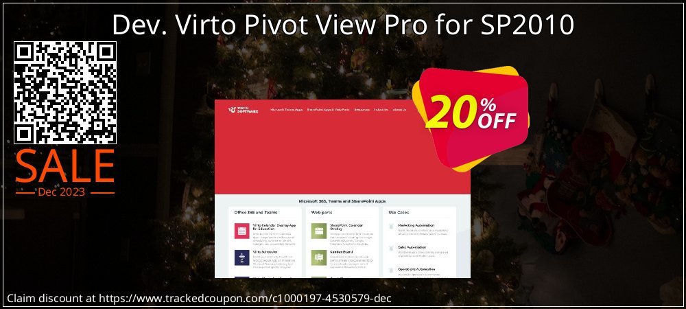 Dev. Virto Pivot View Pro for SP2010 coupon on Tell a Lie Day promotions