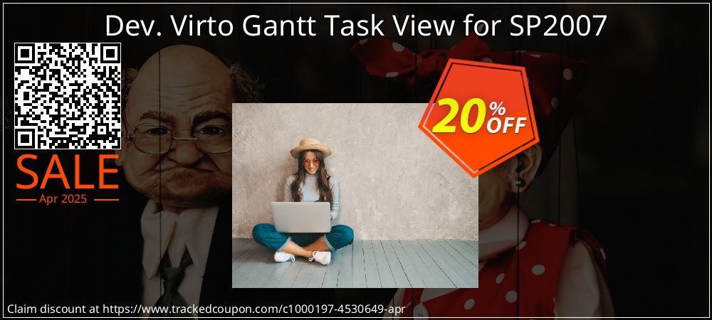 Dev. Virto Gantt Task View for SP2007 coupon on April Fools' Day offering sales