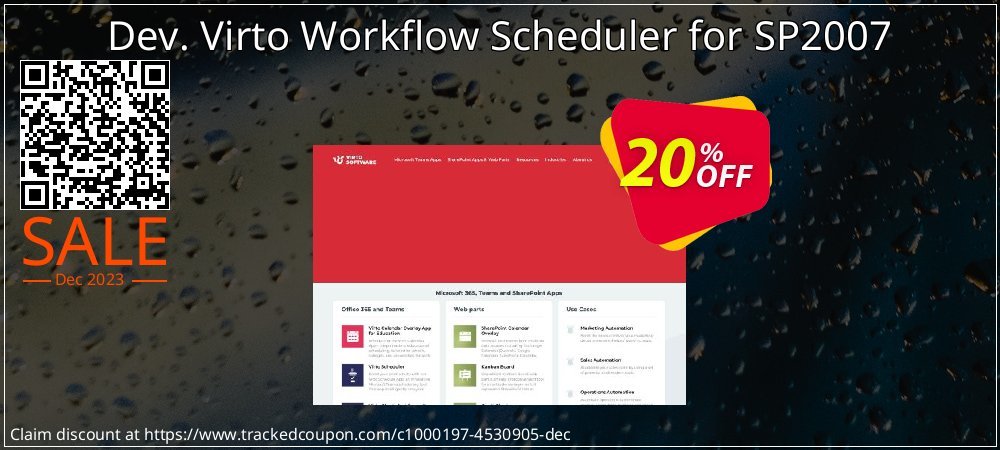 Dev. Virto Workflow Scheduler for SP2007 coupon on National Walking Day deals