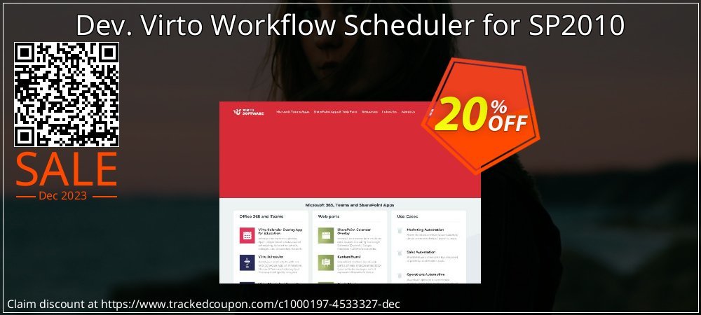 Dev. Virto Workflow Scheduler for SP2010 coupon on April Fools' Day offer