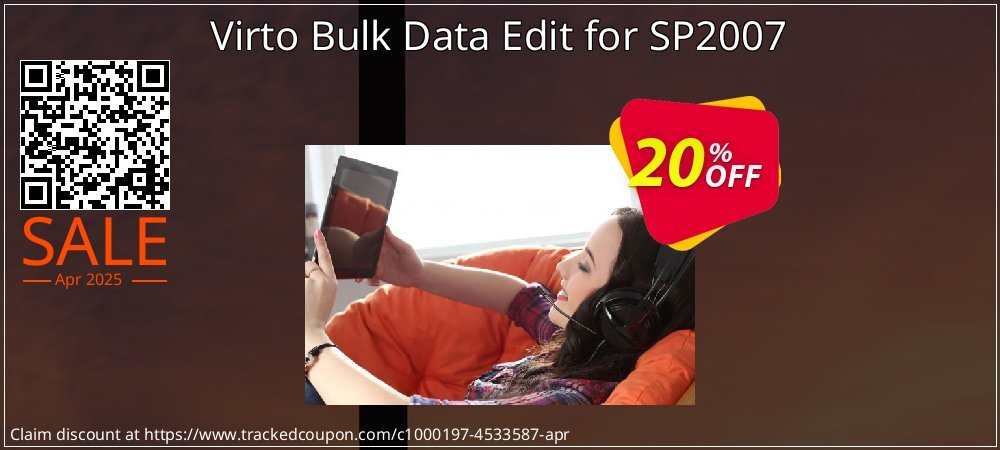 Virto Bulk Data Edit for SP2007 coupon on April Fools' Day deals