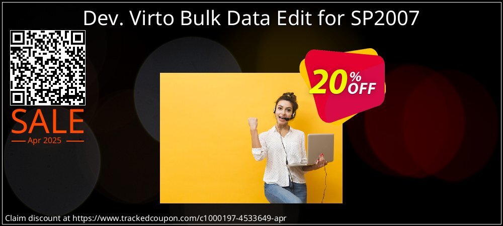 Dev. Virto Bulk Data Edit for SP2007 coupon on Tell a Lie Day sales