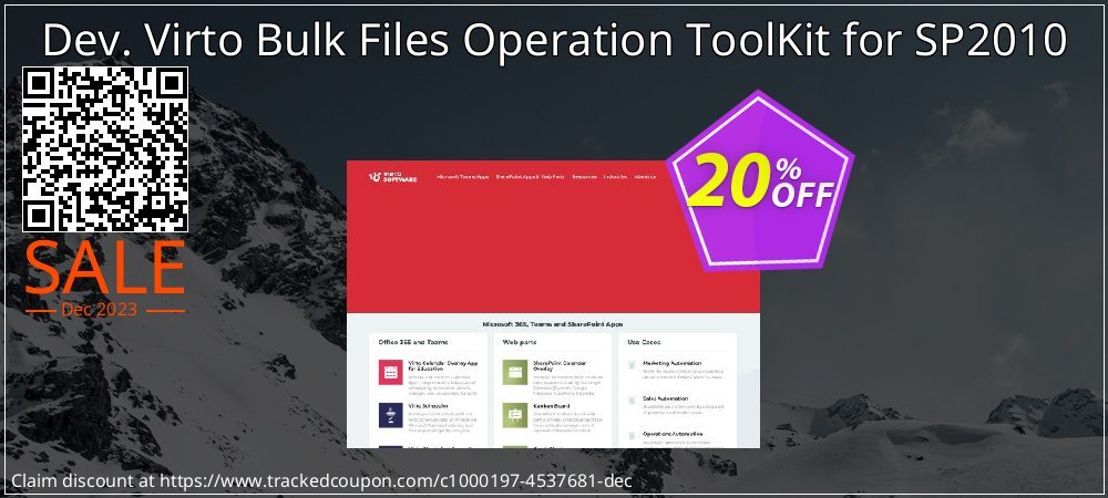 Dev. Virto Bulk Files Operation ToolKit for SP2010 coupon on World Party Day sales
