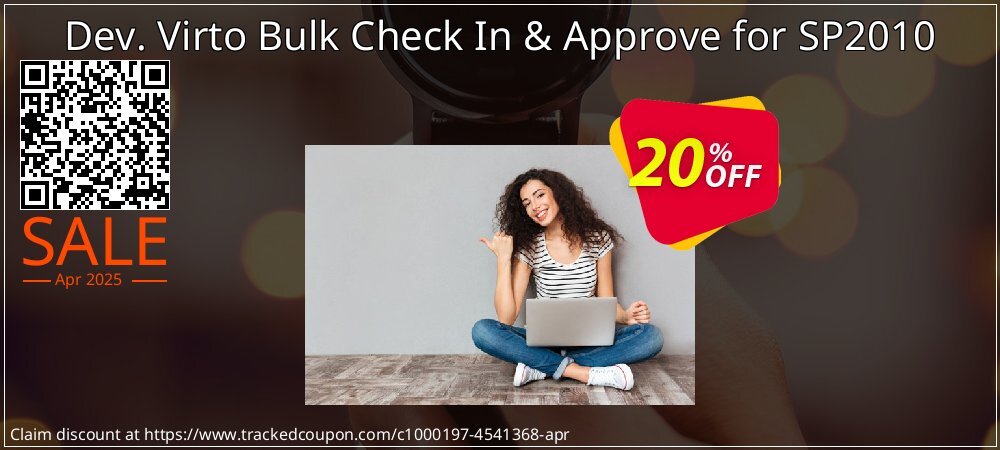 Dev. Virto Bulk Check In & Approve for SP2010 coupon on Easter Day super sale