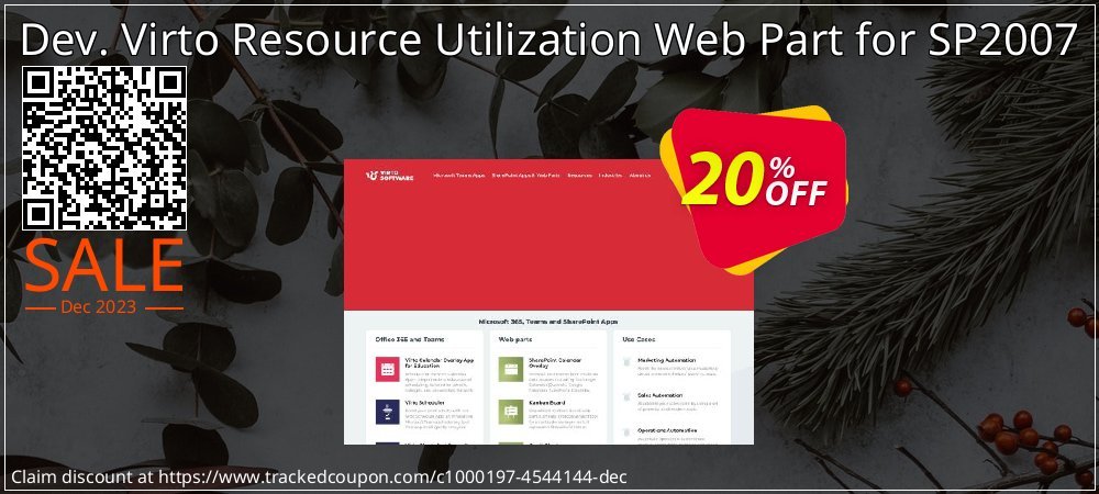 Dev. Virto Resource Utilization Web Part for SP2007 coupon on Tell a Lie Day deals