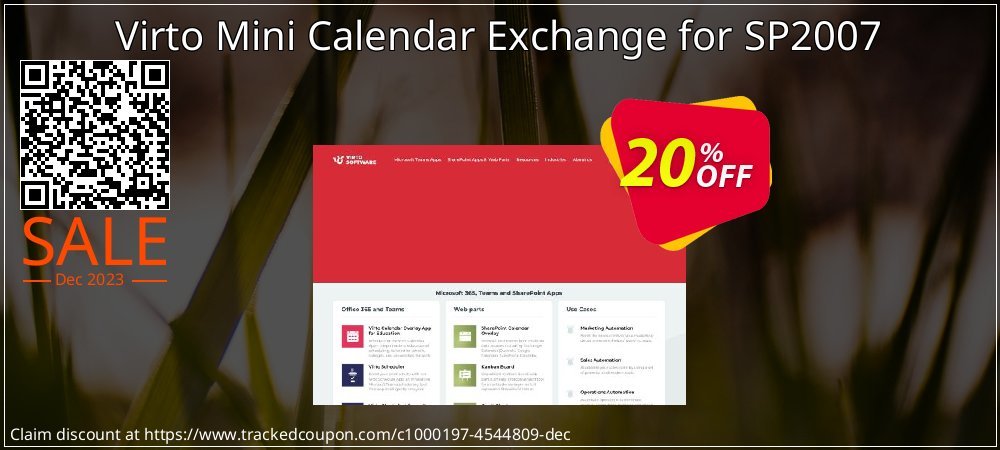 Virto Mini Calendar Exchange for SP2007 coupon on World Password Day deals