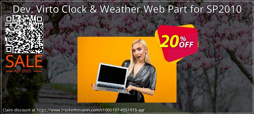 Dev. Virto Clock & Weather Web Part for SP2010 coupon on National Walking Day offering sales