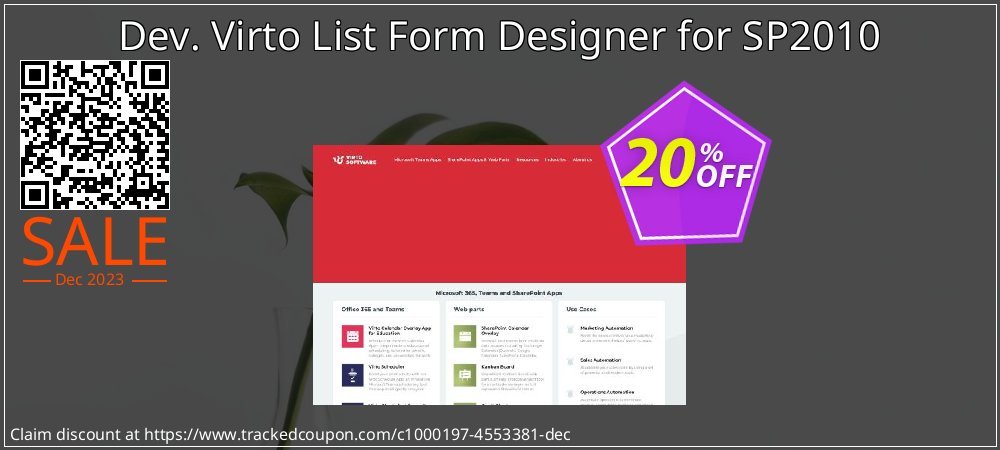 Dev. Virto List Form Designer for SP2010 coupon on World Party Day offering discount