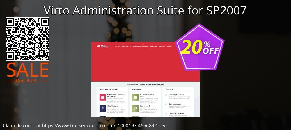 Virto Administration Suite for SP2007 coupon on April Fools' Day offering sales