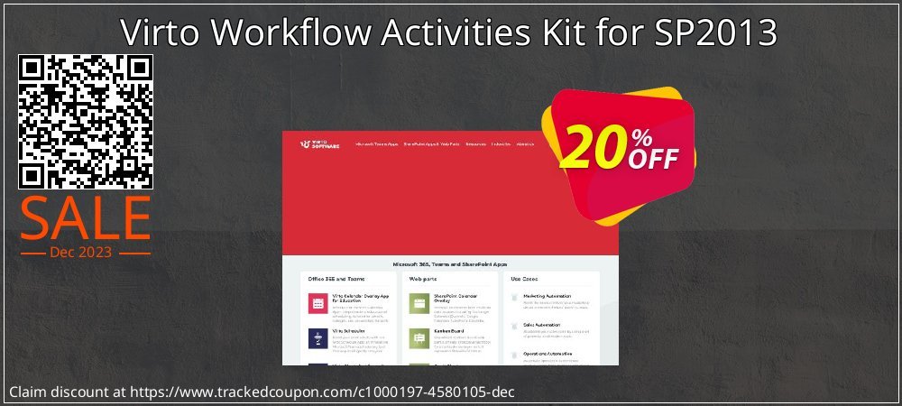 Virto Workflow Activities Kit for SP2013 coupon on National Walking Day discounts