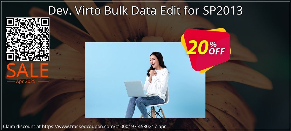 Dev. Virto Bulk Data Edit for SP2013 coupon on Working Day discount