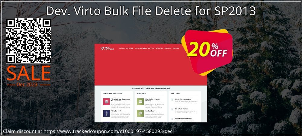 Dev. Virto Bulk File Delete for SP2013 coupon on Easter Day super sale