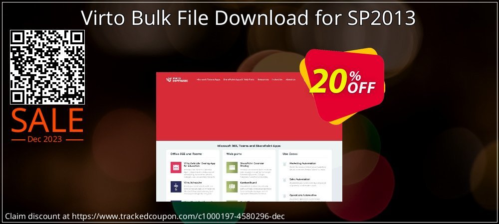 Virto Bulk File Download for SP2013 coupon on World Party Day sales