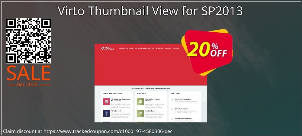 Virto Thumbnail View for SP2013 coupon on National Loyalty Day offer