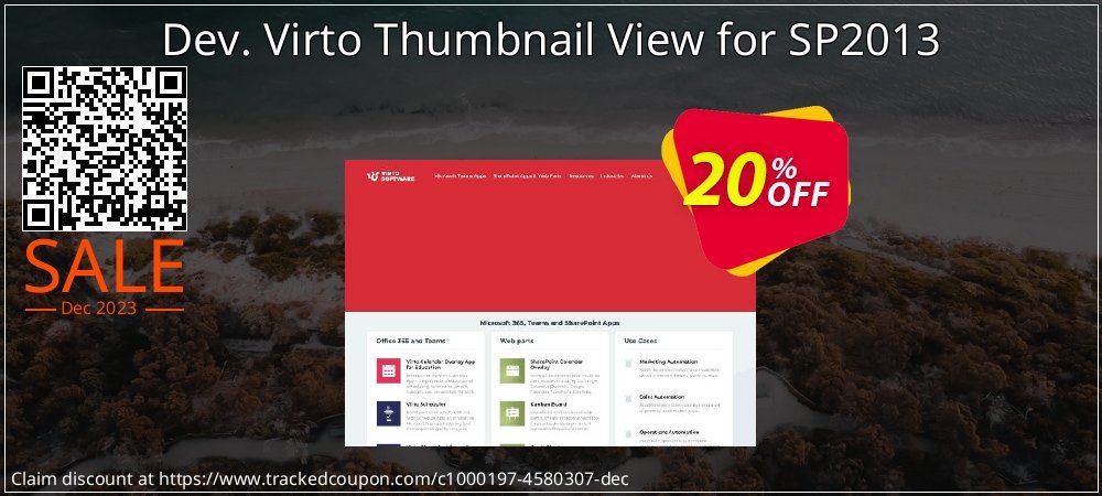Dev. Virto Thumbnail View for SP2013 coupon on April Fools' Day offer