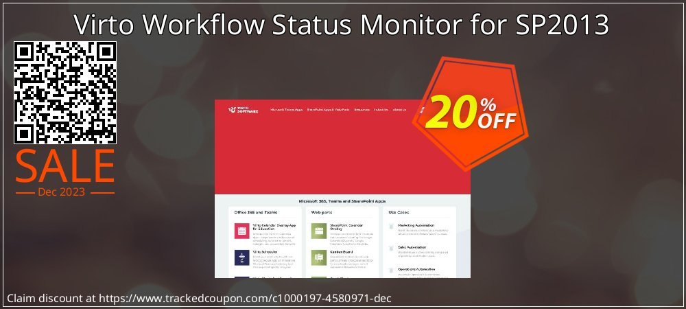 Virto Workflow Status Monitor for SP2013 coupon on World Party Day sales