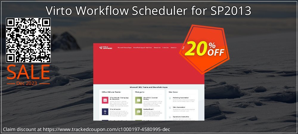 Virto Workflow Scheduler for SP2013 coupon on National Walking Day super sale